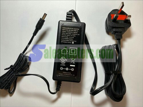 18V 2A AC/DC Adapter Power Supply for Kettler X1 Ergometer Exercise Bike