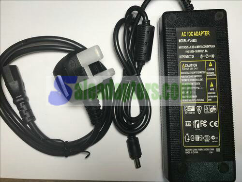 UK 48V 2.5A 120W Mains Switching Adaptor Power Supply 2.5mm/2.1mm DC Audio Plug