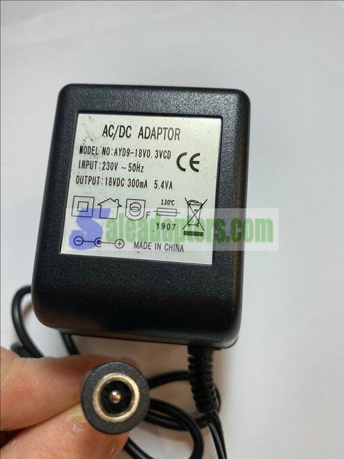 Replacement for 17V 300mA 5.1W GP-SW170DC0300(AU) Golden Power AC-DC Adaptor