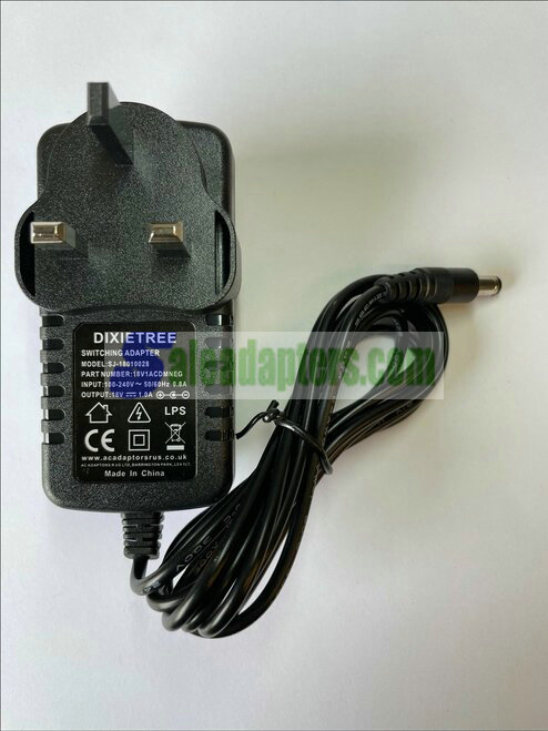 Replacement for 18V 450mA AC-DC Adaptor for Tenlab TR-1000Pro video converter