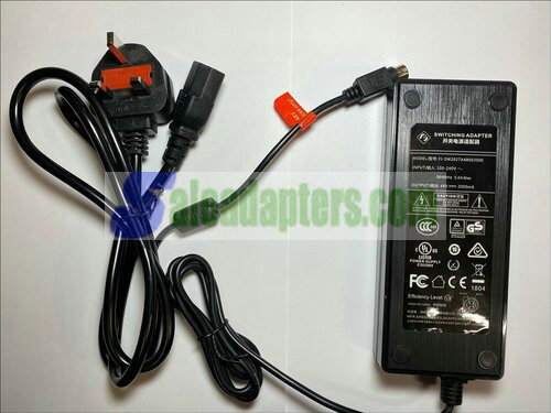 Replacement 48V 2000mA 2A Switching Adapter Power Supply 4 Pin FJ-SW4802000