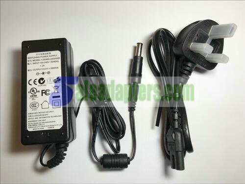 24V Replacement for 23V 1.5A AC-DC ADAPTER K42A230150B 23.0V for JVC Soundbar