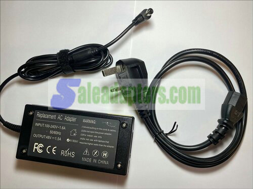 Replacement 48V 48VDC AC Adaptor for Cisco Aironet 3802 Access Point AIR-PWR-50-#x3D;