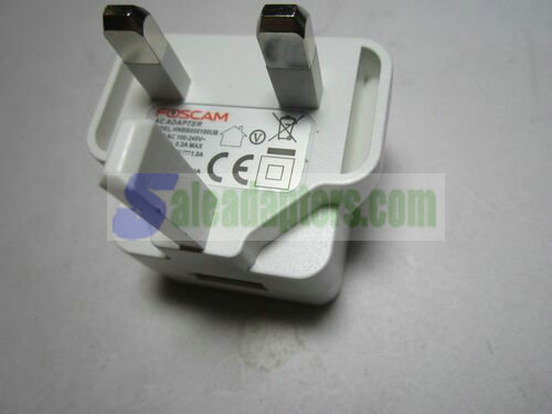 WHITE UK 5V 5.0V 1A 1000mA USB Plug AC-DC Adaptor Power Supply Charger