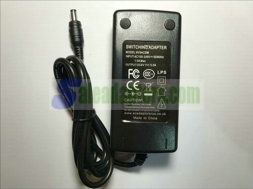 6V 5A AC-DC Switching Power Supply Adaptor 5.5x2.5/2.1 5.5mmx2.1mm/2.5mm PSU