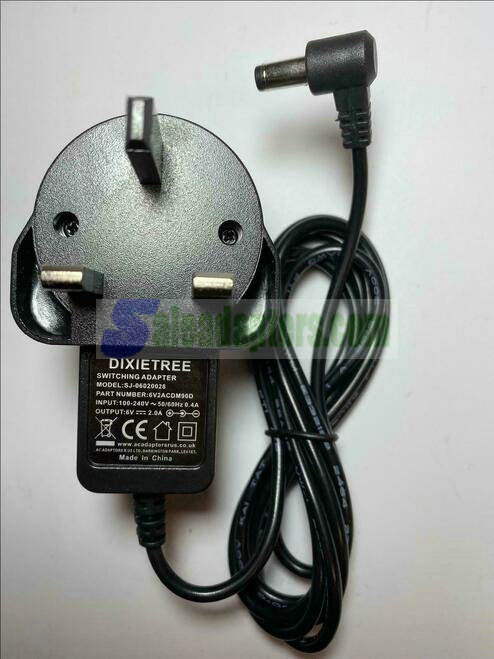 Replacement for 6V DC AC-DC Adaptor model CYD-0600500F for Exercise Cycle Bike