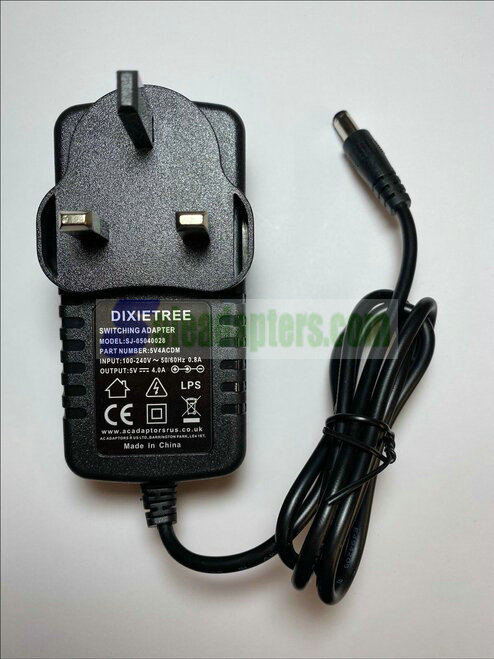 UK 5V 4A AC Adaptor Power Supply for Trimble data collector TDS and TSC2