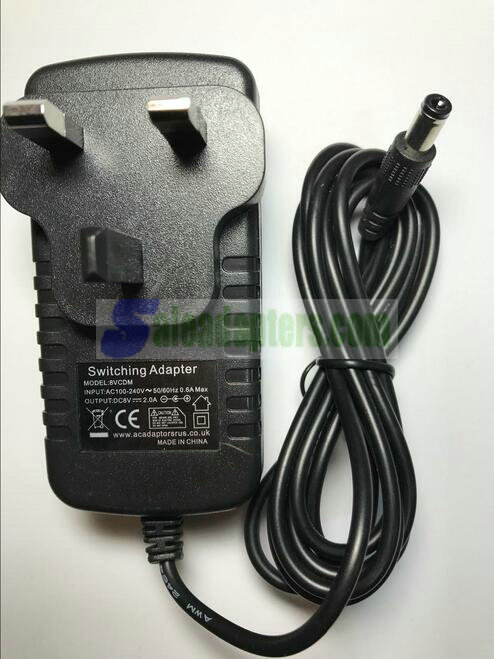 8V 2A 2000mA AC/DC Switching Adaptor Charger Power Supply 5.5mmx2.1mm 5.5x2.1