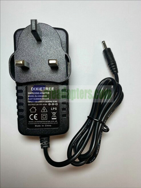 Replacement for 5V 2.5A AC/DC Adapter model BCT-050250-72D Power Supply Charger