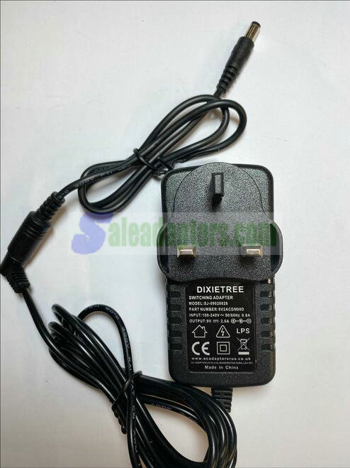 Replacement Dymo Switching Adapter Model DSA-20PFE-12 FUK 9V 2A Centre Negative - Click Image to Close