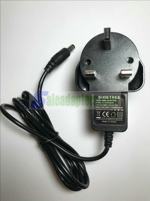 5V Mains AC Power Adaptor for Polaroid Portable Retro DAB FM Digital Radio DS414