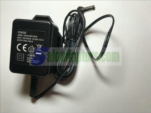 Genuine KINGS 6VDC 300mA KSS05-060-0300B AC-DC Adaptor Charger 4 Motorola MBP15 - Click Image to Close