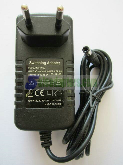 Replacement for Power Supply Type 9122 9V DC 1.8A 230V~50/60Hz