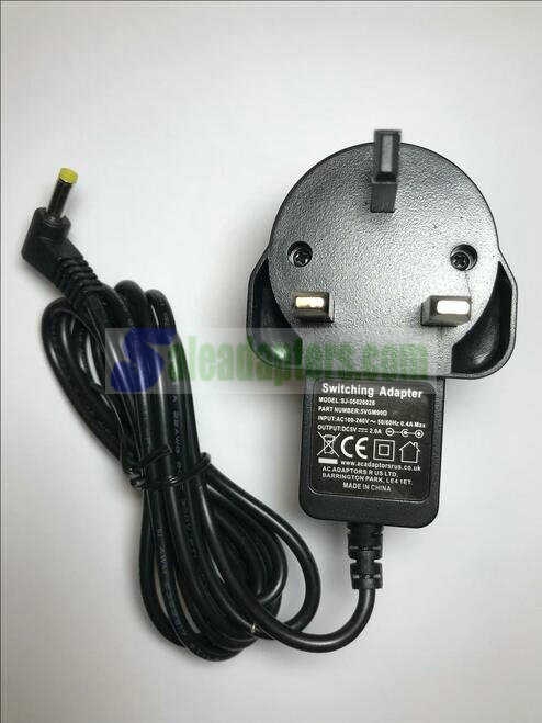 UK 5V 2A 2000mA AC-DC Switching Adapter Charger 4mmx1.7mm 4x1.7 Plug
