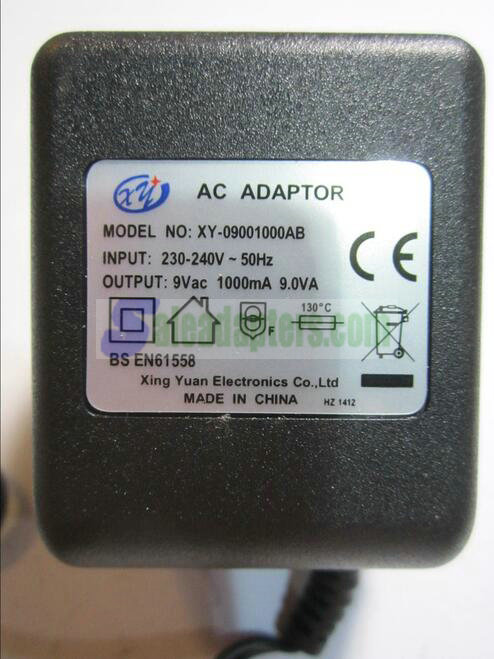 Replacement for AC/AC Adaptor model MKA-090300GS 9V~300mA 2.7VA