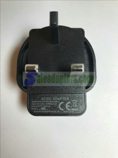 5V 2A 2000mA AC/DC Adaptor Power Supply Charger UK Wall Socket Plug 2 USB Female