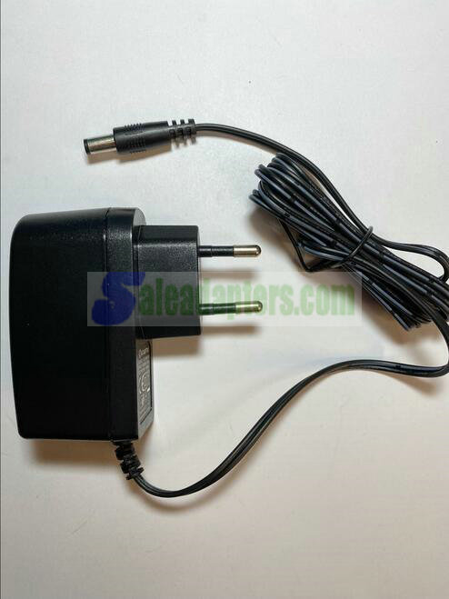 EU 2 Pin 9V 500mA AC Adaptor Power Supply YS12-0900500 Negative Centre Polarity