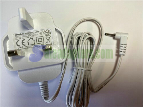 White 6V AC-DC Switching Adapter Charger for MBP25 Parent Unit Baby Monitor