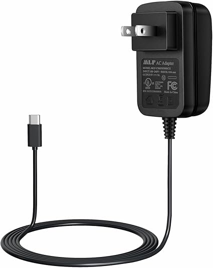 5V 3A USB C/Type-C Power Supply Adapter, 5 Volt 3000mA Power Cord Adapter for Raspberry