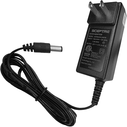OEM UL Genuine Parts 12V 2.5A AC/DC Adapter Compatible with SCEPTRE # AD40AUH120250 Jian