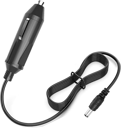 Car 12V DC Adapter Compatible with Zebra ZQ510 ZQ511 ZQ500 ZQ520 ZQ521 Mobile Printer ZQ