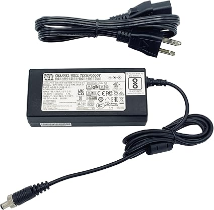 Genuine CWT 60W AC/DC 12V 5A w/Screw Lock Power Supply AC Adapter KPL-060F-VI 5.5x2.5 mm
