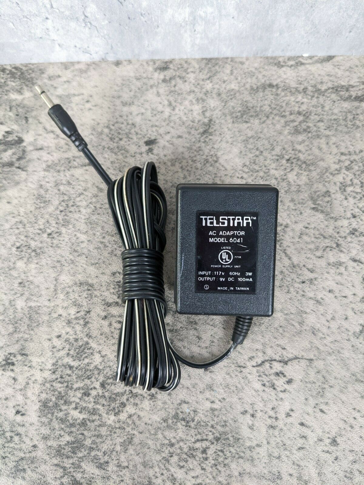 Vintage Coleco Telstar AC Adapter 6041 Original Power Cord Tested Brand: Coleco Type: