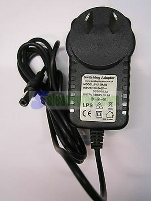 AUS 9V AC-DC Power Adaptor Charger for Casio Tone Bank Keyboard Model MA-101/201