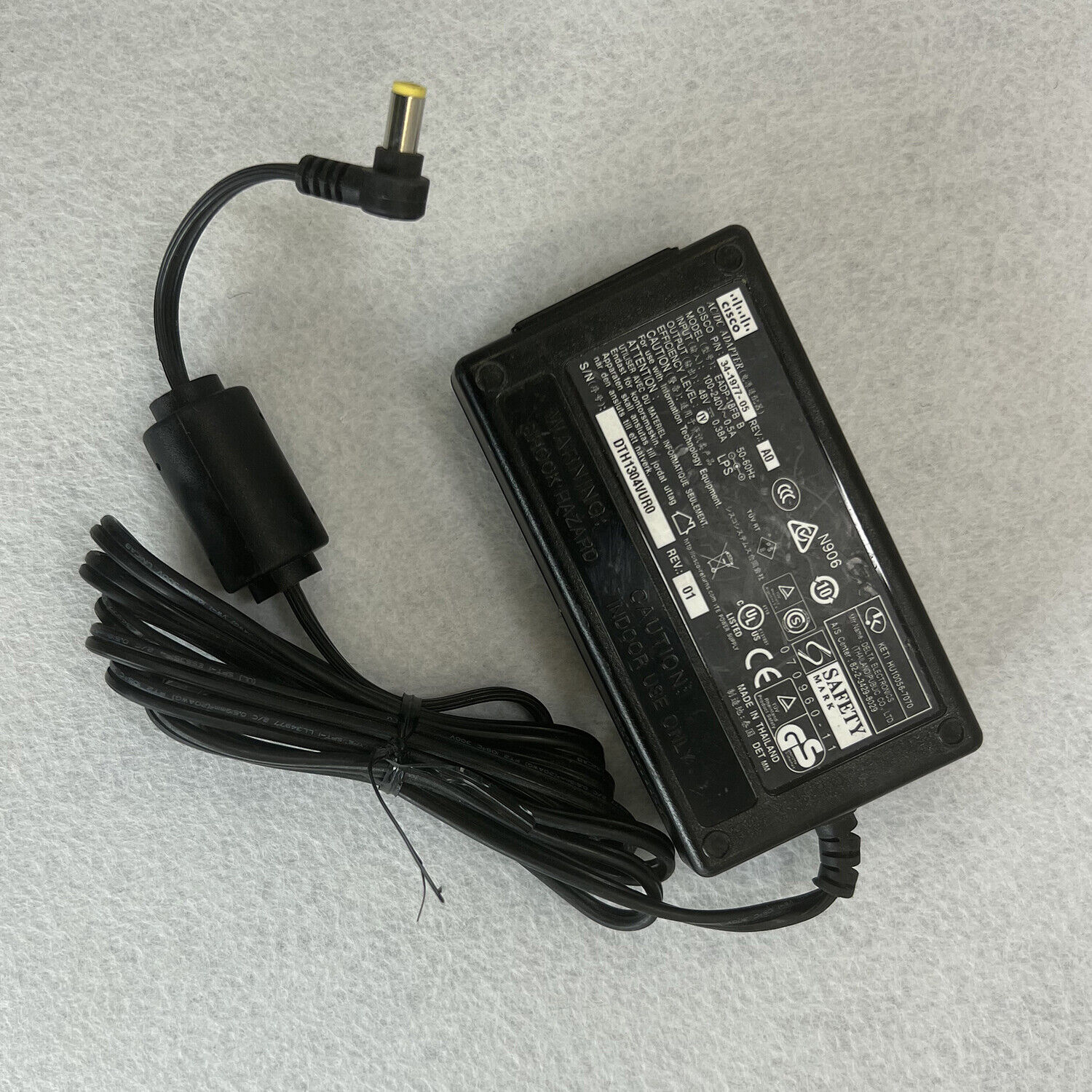 Genuine Cisco AC/DC Adapter EADP-18FB B 34-1977-05 48V 0.38A Power Supply Charge Brand: