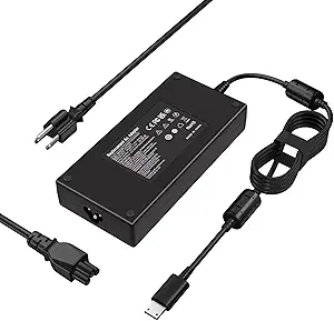 240W for MSI Laptop Charger 20V 12A, Fit for GS77 GE76 GE66 Raider GP76 GP66, Creator Pr