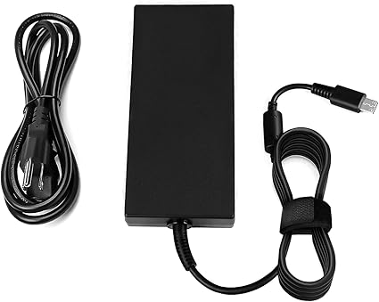 240W Charger Compatible with Msi Stealth A16 AI+ 17 gs77 17 Studio Creator A16 AI+, Comp