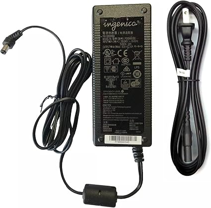 Genuine 8V 3A 24W AC/DC Adapter for Ingenico Lane/3600 Lane/5000 Lane/8000 Lane 3600 500