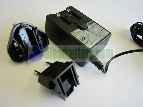 UK -amp; EU Detachable 12V 2A Mains AC-DC Adaptor Power Supply 5.5mmx2.1mm/2.5mm