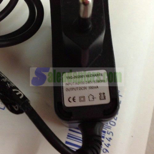 Genuine EU AC-DC SWITCHING ADAPTER YXQ-DU2001 RECHARCE 5V 550mA Power Supply