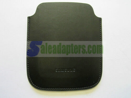 Original Black Samsung Real Leather Case Pouch Sleeve - Click Image to Close