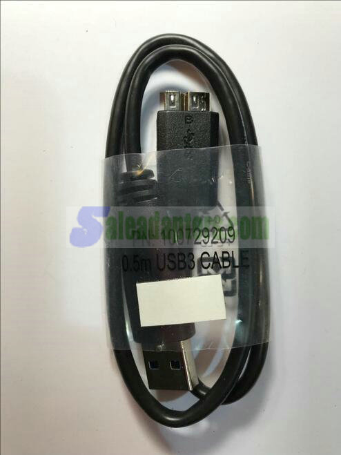 Original Black USB3 Cable Lead Cord 0.5M PN:100692774B for External HDD USB 3.0