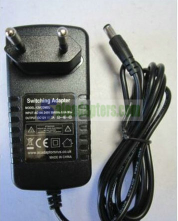 EU 12V MAINS VIEWSONIC V10E ANDROID TABLET AC ADAPTOR POWER SUPPLY PLUG