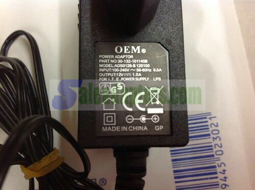 Genuine EU OEM 30-132-101140B ADS012B-B 120100 12V 1.0A I.T.E POWER SUPPLY