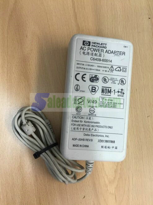 Genuine Original HP AC Power Adapter C6409-60014 18V 1100mA