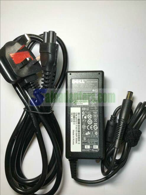 19.5V 3.34A GENUINE DELL LAPTOP CHARGER FOR MODELS PA-1650-06D3 H856H P975F
