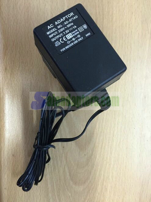 Genuine Original AC Adaptor Model AD-071AD 7.5V 1A