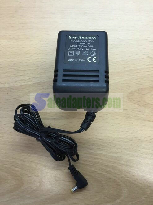 Genuine Original Sink-American AC Adapter Model A30910BC 9V 1A