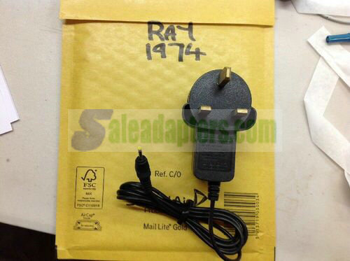 Genuine TRAVEL CHARGER 4.5-14V 300mA Uk Plug Power Supply