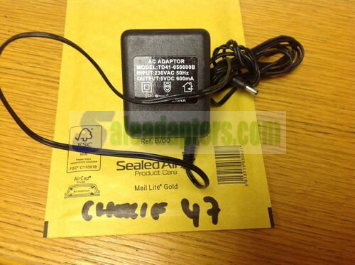 Genuine Ac Adaptor model TD41-050600B 5vdc 600ma