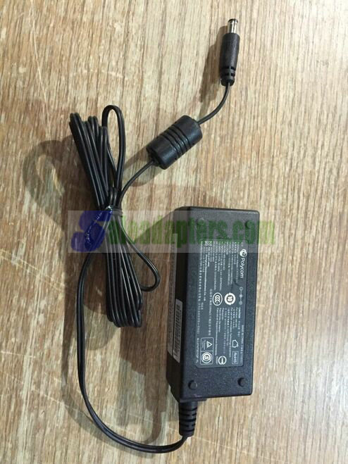 Genuine Polycom Switching Power Adapter Model SPA12A24B 1465-42340-003 24V 0.5A