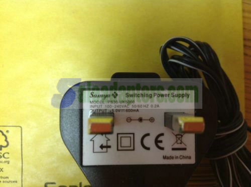 Genuine Samya Switching Power Supply Model NoPS30-UK5060 5.0V 600mA - Click Image to Close