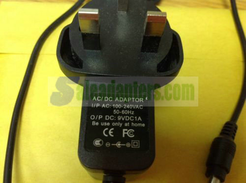 Genuine AC/DC Power Adapter 9.0V DC 1.0A
