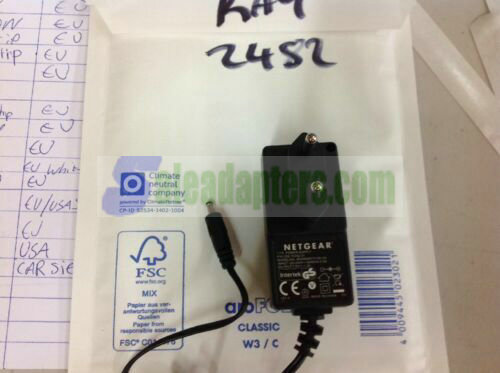 Genuine NETGEAR I.T.E POWER SUPPLY 322-10242-01 MU08A975100-C5 7.5V 1.0A EU Plug