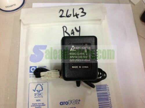 Genuine Power AD/AC ADAPTOR CL-41185 8.4V 450mA Eu Plug Power Supply