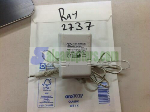 Genuine TT AC/DC ADAPTOR CLASS 2 TRANSFORMER D4120-06-600 6VDC 600mA EU PLUG